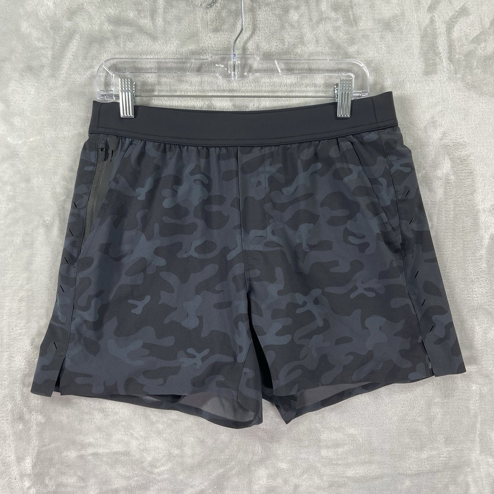 Ten Thousand Shorts Mens Large Lined Interval 5" Inseam Athletic Training Camo